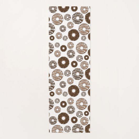 Donut Pattern, Chocolate Donuts, Karamel Donuts Yogamat (Voorkant)