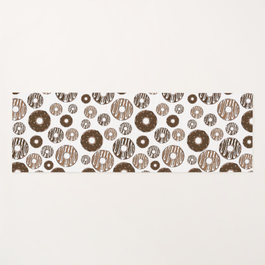 Donut Pattern, Chocolate Donuts, Karamel Donuts Yogamat (Voorkant (horizontaal))