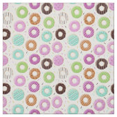 Donut Pattern fabric Stof (Swatch)
