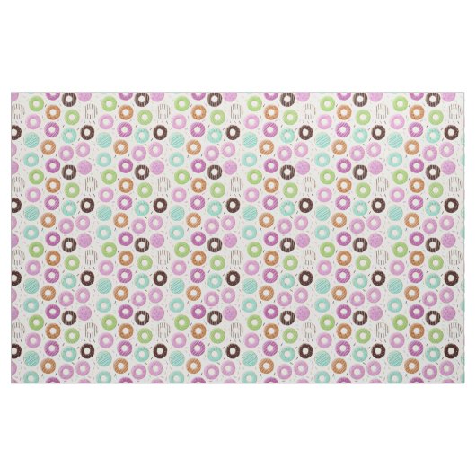 Donut Pattern fabric Stof (Fat Quarter)