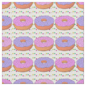 Donut Pattern fabric Stof (Close Up)