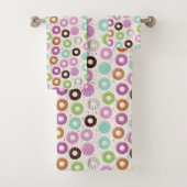 Donut Pattern-handdoekset Bad Handdoek (Insitu)