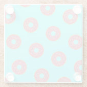 Donut Pattern I Glazen Onderzetter (Achterkant)