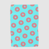 Donut Pattern I Golfhanddoek (Voorkant)