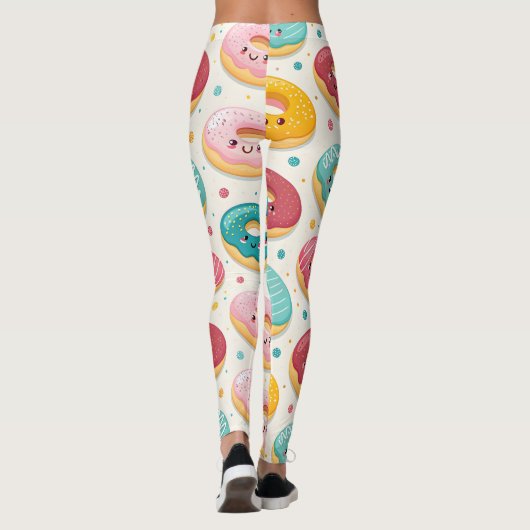 Donut Pattern Leggings (Achterkant)