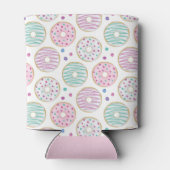 Donut Pattern Schattige Kleurrijk Blikjeskoeler (Achterkant)