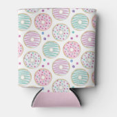 Donut Pattern Schattige Kleurrijk Blikjeskoeler (Voorkant)