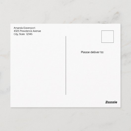 Donut Pattern Schattige Kleurrijk Briefkaart (Achterkant)