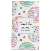 Donut Pattern Schattige Kleurrijk Dank u Klein Cadeauzakje (Voorkant)
