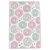 Donut Pattern Schattige Kleurrijk Medium Cadeauzakje (Voorkant)