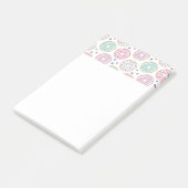 Donut Pattern Schattige Kleurrijk Post-it® Notes (Schuin)