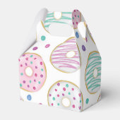 Donut Pattern Schattigee kleurrijke verjaardag Bedankdoosjes (Achterkant)