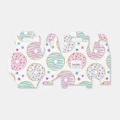 Donut Pattern Schattigee kleurrijke verjaardag Bedankdoosjes (Uitgevouwen)