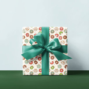 Donut Pattern   Vanilla Cream Cadeaupapier