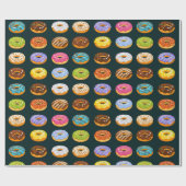 Donut Pattern Wrapping Paper Cadeaupapier (Vlak)