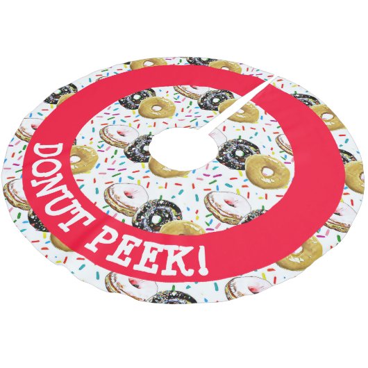 Donut Peek kerstboomrok Kerstboom Rok (Gekanteld)