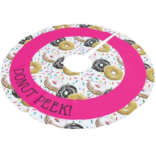 Donut Peek kerstboomrok Kerstboom Rok (Gekanteld)