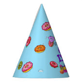 Donut persoonlijke kleuren prinkle Birthday Party Feesthoedjes (Links)