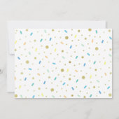 Donut Photo Birthday Invitation Boy Sweet One Kaart (Achterkant)