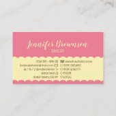 Donut Photo Tasty Visitekaartje (Achterkant)