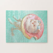 Donut Pool Float Legpuzzel (Horizontaal)