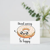 Donut poscard door Artacalla Briefkaart (Staand voorkant)