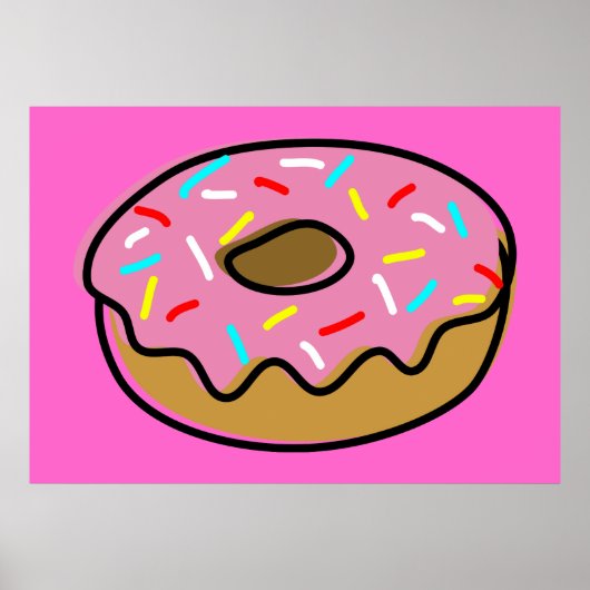 Donut Poster (Voorkant)