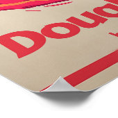 Donut Poster Retro Kitchen Art Retro Kitchen Poste (Hoek)