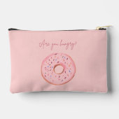 Donut Pouch – "Heb je honger?" 🍩💞 Etui (Achterkant)