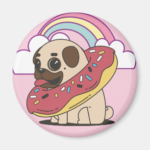 Donut Pug Magneet