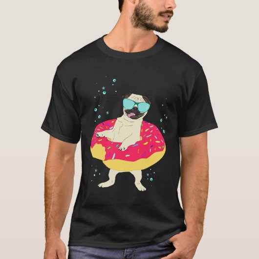 donut pug - reddingsboei Klassiek 691 T-shirt (Voorkant)