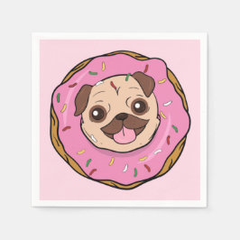 Donut Pug Servet