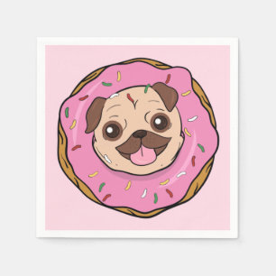 Donut Pug Servet