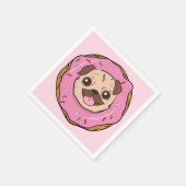 Donut Pug Servet (Hoek)
