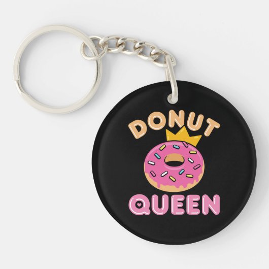 Donut Queen Sleutelhanger (Voorkant)
