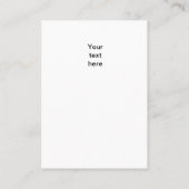 Donut rechter grappige puntjes visitekaartje (Achterkant)