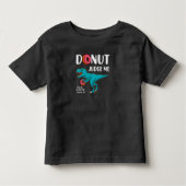 Donut rechter me T-Rex, Funny Future   Paleontolog Kinder Shirts (Voorkant)
