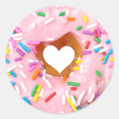 Donut Ronde Sticker (Voorkant)