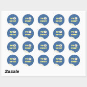 Donut Ronde Sticker (Vel)