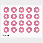 Donut Ronde Sticker (Vel)