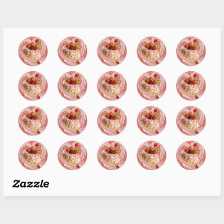 donut ronde sticker