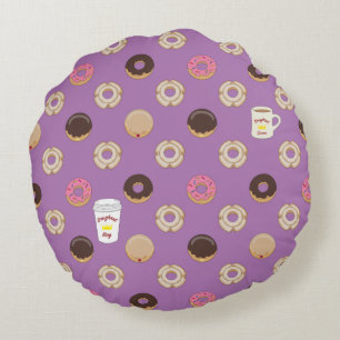 Donut Royalty Rond Kussen