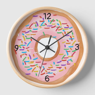 Donut Roze Bevroren Sprinkles Cute Food   Doughnut