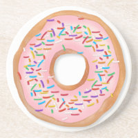 Donut Roze Bevroren Sprinkles Cute Food | Doughnut