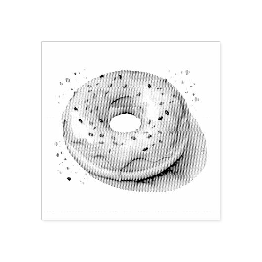 Donut Rubberstempel (Afrduk)