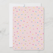 DONUT  schattige zoete lekkernijen buffet tween Kaart (Achterkant)