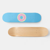 Donut schilderij kunst persoonlijk skateboard (Horizontaal)