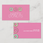 Donut Shop Bakery Caffe Pasty Visitekaartje (Voorkant / Achterkant)