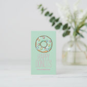 Donut Shop Bakery Caffe Pasty Visitekaartje (Staand voorkant)