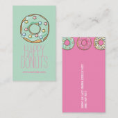 Donut Shop Bakery Caffe Pasty Visitekaartje (Voorkant / Achterkant)
